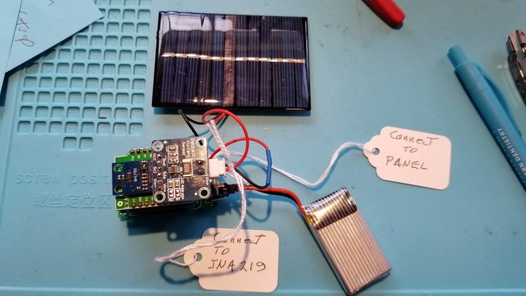 Modified weather station for solar panel testing