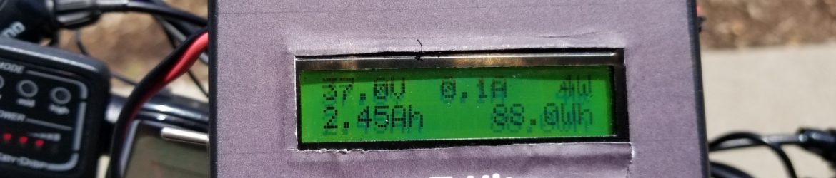 E-Bike Logger mounted on handlebar extension