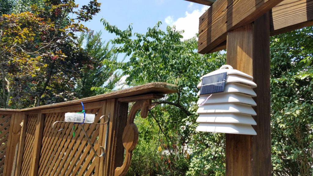 Solar Radiation Shield under test IoT Kits